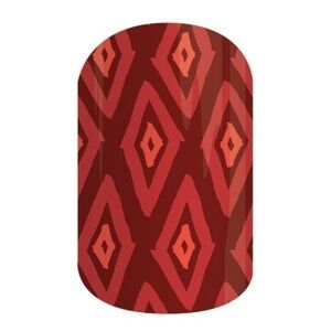 JAMBERRY Nail Wraps October Host 2016 Gift Promo Brushed Diamonds Southwestern